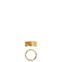 Stine A ring - 4052 Gold Splash Lava guldbelagt