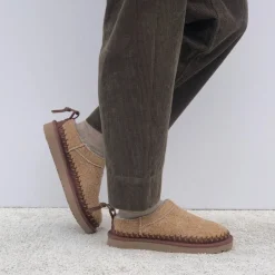 UGG sko - Classic Micro Biarritz chestnut